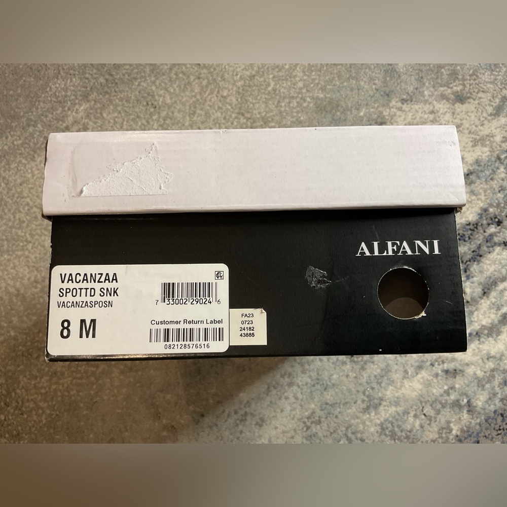 Alfani Step 'N Flex Vacanzaa Wedge Sandals - Spotted Snake (NIB) - Picture 15 of 15